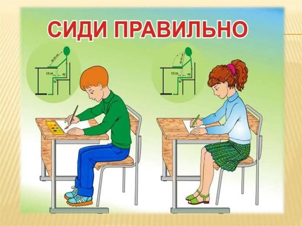 Правильная осанка.