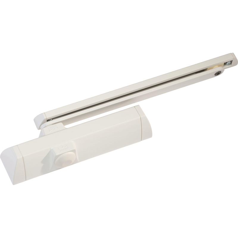 Доводчик Dormakaba TS90 Impulse до 80 кг, скользящ канал, белый (10200411)