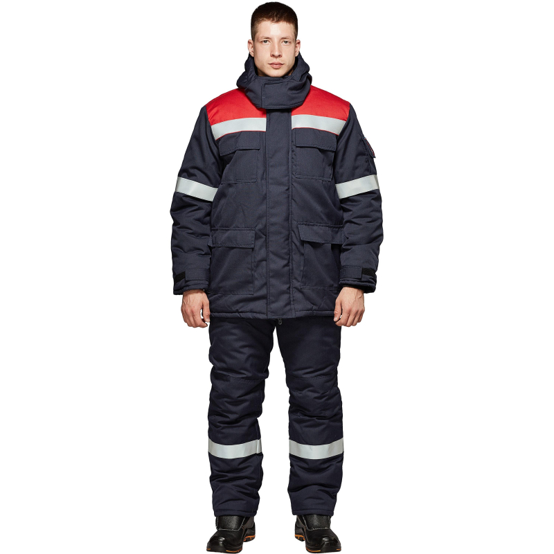 Костюм зимний'Энергия Арамид'тип АЗ-27, АЗ-47 82,1 кал/см2 (48-50)170-176