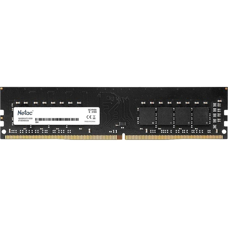 Модуль памяти Netac Basic DDR4 DIMM 4Gb 2666МГц CL19 (NTBSD4P26SP-04)