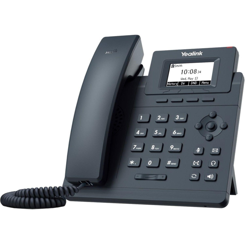 Телефон SIP Yealink SIP-T30P черный. БП в комплекте