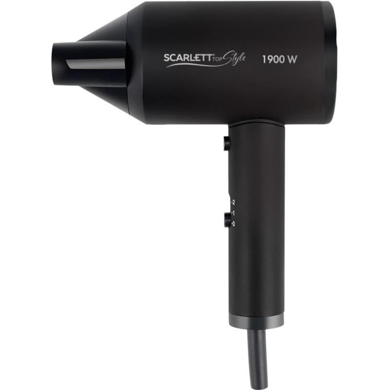 Фен SCARLETT SC-HD70I37, 1900Вт, черный