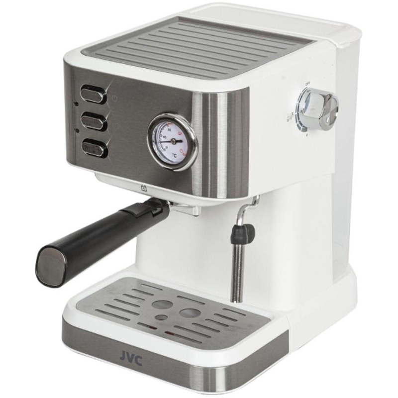 Кофеварка рожковая JVC JK-CF33 white, Мощность 1050 Вт, Давление 20 бар