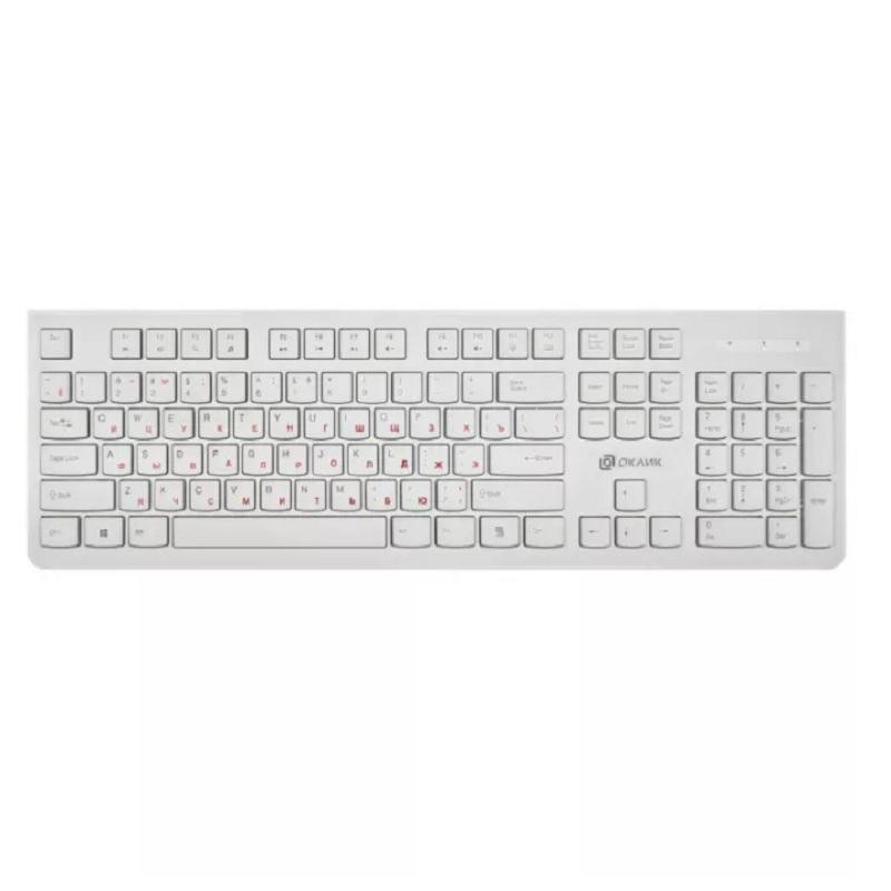 Клавиатура Oklick 505M USB, белый