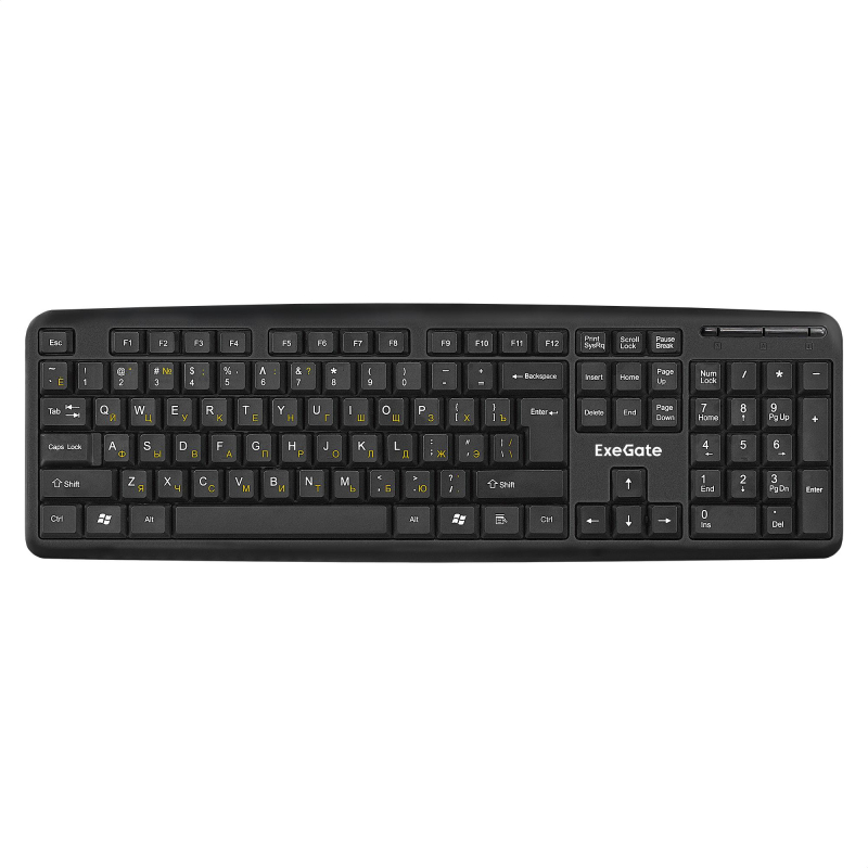 Клавиатура ExeGate LY-331L черный USB Color box