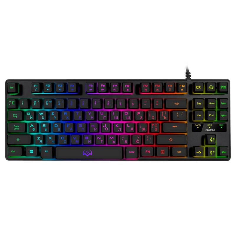 Клавиатура Sven KB-G7400 (87кл., 12 Fn функций, подсветка) (SV-019488)