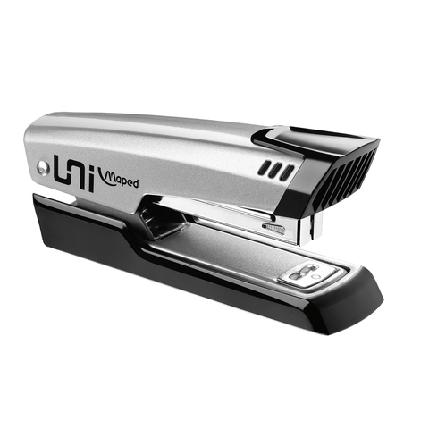 Степлер №24/6, 26/6 металлический MAPED "Universal Metal" + 400 скоб, до 25 листов, серый, 539200
