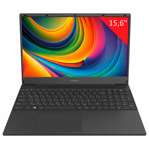 Ноутбук DIGMA EVE A5820 15,6", Ryzen 3 3200U 8 Гб, SSD 256 Гб, Windows 11 Pro, черный