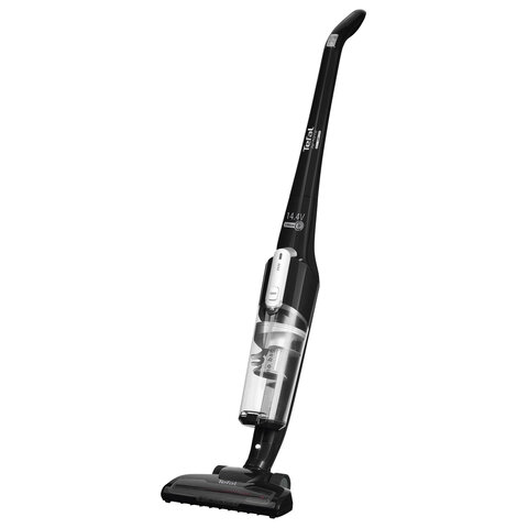 Пылесос вертикальный беспроводной TEFAL Air Force Light TY6545RH, потребляемая мощность 350 Вт, 0,65 л, черный
