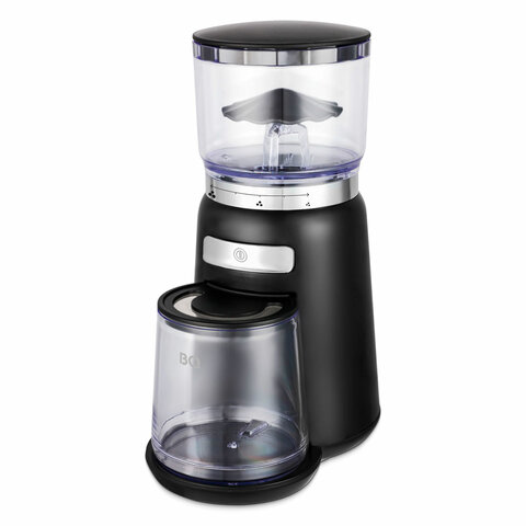 Кофемолка BQ (БИ-КЬЮ) CG2001, мощность 120 Вт, вместимость 210 г, 20 степеней помола, черная