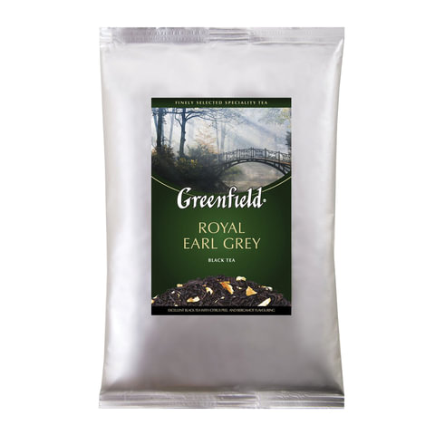 Чай листовой GREENFIELD "Royal Earl Grey" черный с бергамотом 250 г