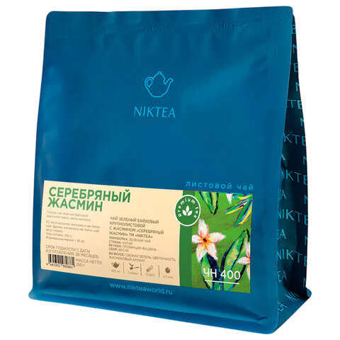 Чай листовой NIKTEA "Серебряный жасмин" зеленый 250 г