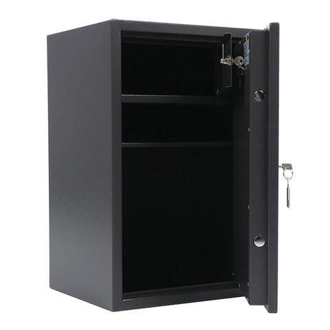 Сейф AIKO "TSN-65Т", 650х435x360 мм, 28 кг, ключевой замок, полка, трейзер, крепление к полу